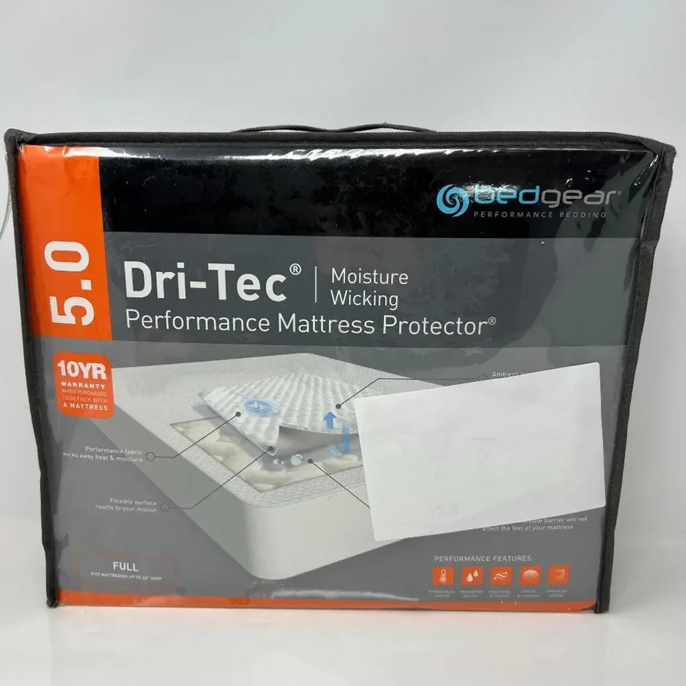 Dri-Tec 5.0 Full Size Performance Mattress Protector NEW